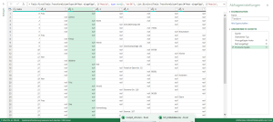 Zum Vergrößern bitte auf das Bild klicken Die Adressenfelder stehen jetzt in verschiedenen Spalten