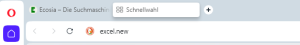 Zum Vergrößern bitte Bild anklicken Excel im Browser starten
