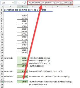 Zum Vergrößern bitte auf das Bild klicken Variante 4: Abgewandelte Version mit SEQUENZ