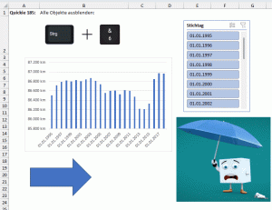 Zum Vergrößern bitte Bild anklicken Alle Objekte mit Strg+6 ausblenden