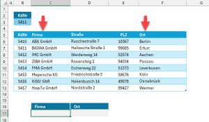 Zum Vergrößern bitte auf das Bild klicken Nicht zusammenhängende Spalten sollen zurückgegeben werden