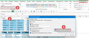 Elemente ohne Daten werden ausgeblendet