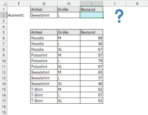 Zum Vergrößern bitte auf das Bild klicken Wie lassen sich zwei Suchkriterien umsetzen