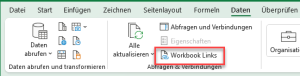 In Microsoft 365: Workbook Links