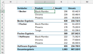 Zum Vergrößern bitte auf das Bild klicken Die Top-3-Produkte je Verkäufer