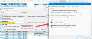 Zum Vergrößern bitte auf das Bild klicken Auch PivotTable-Optionen lassen sich vordefinieren