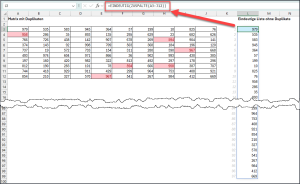 Zum Vergrößern bitte auf das Bild klicken EINDEUTIG und ZUSPALTE liefern das gewünschte Ergebnis