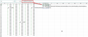 Die Matrix wird in eine einspaltige Liste umgewandelt