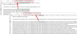 Weitere XML-Elemente werden abgegriffen