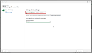 Zum Vergrößern bitte auf das Bild klicken Import aus einer Excel-Arbeitsmappe
