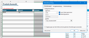 Zum Vergrößern bitte auf das Bild klicken Das dritte Dropdown für die Variante
