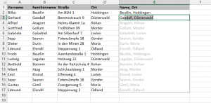 Zum Vergrößern bitte auf das Bild klicken Excel erkennt ein Muster