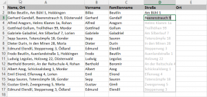 Zum Vergrößern bitte auf das Bild klicken Das Muster für die dritte Spalte