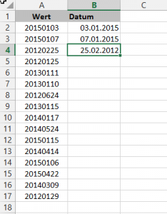 Zum Vergrößern bitte auf das Bild klicken Beispiel 3: Arbeiten mit Zahlen
