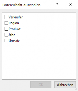 Zum Vergrößern bitte auf das Bild klicken Die gewünschten Filter auswählen