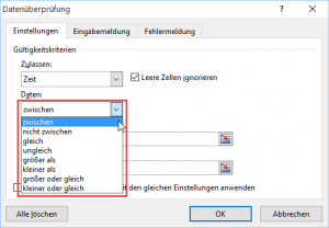 Zum Vergrößern bitte auf das Bild klicken Unterschiedliche Kriterien