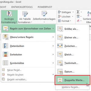 Zum Vergrößern bitte auf das Bild klicken Neue Formatierungsregel anlegen