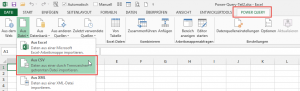 Zum Vergrößern bitte auf das Bild klicken Eine CSV-Datei als Datenquelle für Power Query