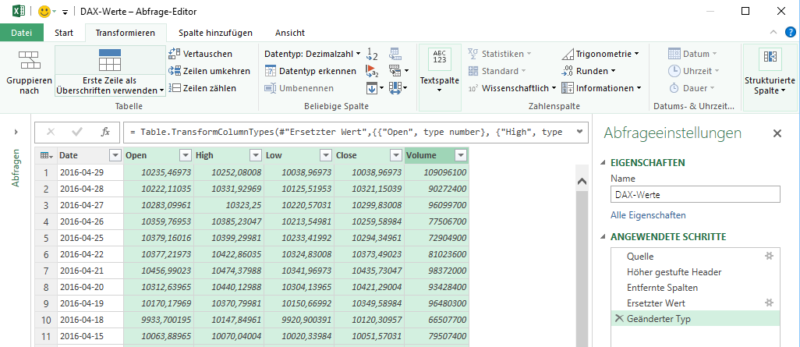 Einführung in Power-Query – Teil 1 | Der Tabellenexperte