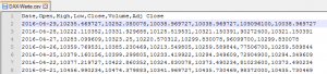 Zum Vergrößern bitte auf das Bild klicken CSV-Datei im Texteditor