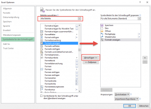 Zum Vergrößern bitte auf das Bild klicken Übernehmen der Funktion