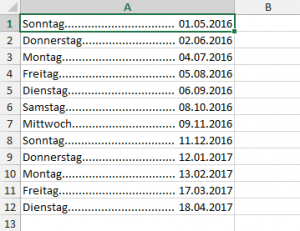 Zum Vergrößern bitte Bild anklicken Der Punkt nach dem Stern