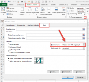 Zum Vergrößern bitte auf das Bild klicken Option 1: Drucken wie angezeigt