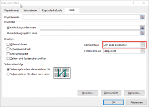 Zum Vergrößern bitte auf das Bild klicken Option 2: Am Ende des Blattes