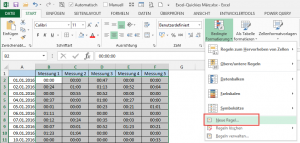 Zum Vergrößern bitte auf das Bild klicken Bedingte Formatierung