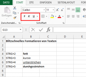 Zum Vergrößern bitte auf das Bild klicken Texte schnell formatieren