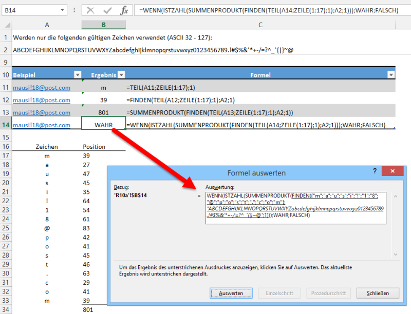 E-Mail-Adressen mit Excel prüfen | Der Tabellenexperte