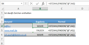 Zum Vergrößern bitte auf das Bild klicken Regel 3: Klammeraffe vorhanden