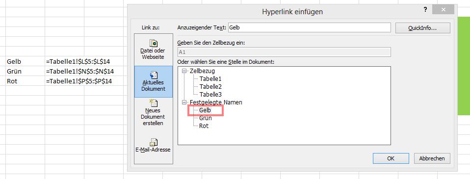 Hyperlink einfügen