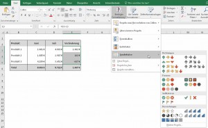 Zum Vergrößern bitte auf das Bild klicken Vordefinierte Symbolsätze