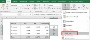 Zum Vergrößern bitte auf das Bild klicken Neue Formatierungsregel anlegen