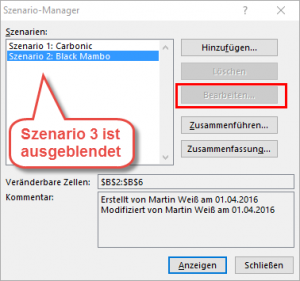 Zum Vergrößern bitte auf das Bild klicken Blattschutz ist aktiviert