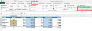 Zum Vergrößern bitte auf das Bild klicken Was-wäre-wenn-Analyse