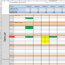 Vorlage Urlaubsplaner