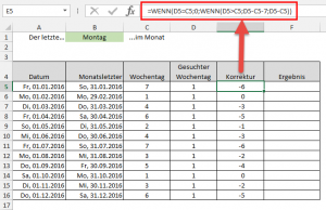 Zum Vergrößern bitte auf das Bild klicken Differenztage ermitteln