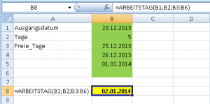 Arbeitstage