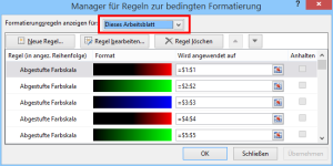 Zum Vergrößern bitte auf das Bild klicken Das Regelwerk