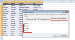 Zum Vergrößern bitte auf das Bild klicken Duplikate entfernen (2)