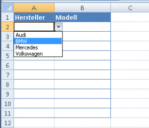 Zum Vergrößern bitte auf das Bild klicken Hersteller = Tabellenname