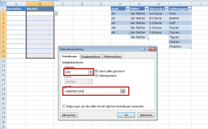 Zum Vergrößern bitte auf das Bild klicken Dynamische Datenüberprüfung