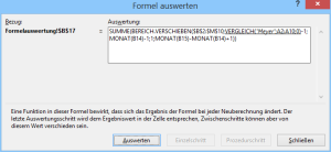 Zum Vergrößern bitte auf das Bild klicken Der nächste Teil der Auswertung
