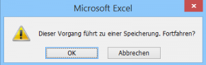 Zum Vergrößern bitte auf das Bild klicken Damit wird die Arbeitsmappe freigegeben