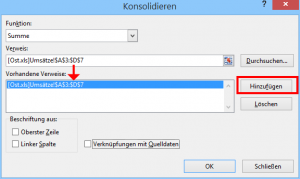 Zum Vergrößern bitte auf das Bild klicken Vorhandene Verweise