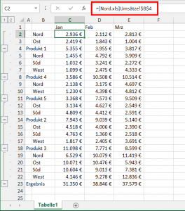 Zum Vergrößern bitte auf das Bild klicken Gruppierte Ergebnisse