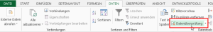 Zum Vergrößern bitte auf das Bild klicken Datenüberprüfung