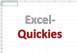 Excel-Quickies